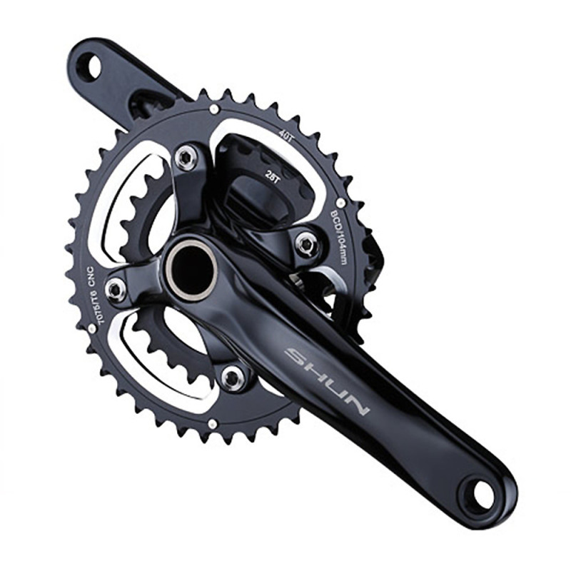 Manivela Para Bicicleta Shun SS-8229 38/24T/170