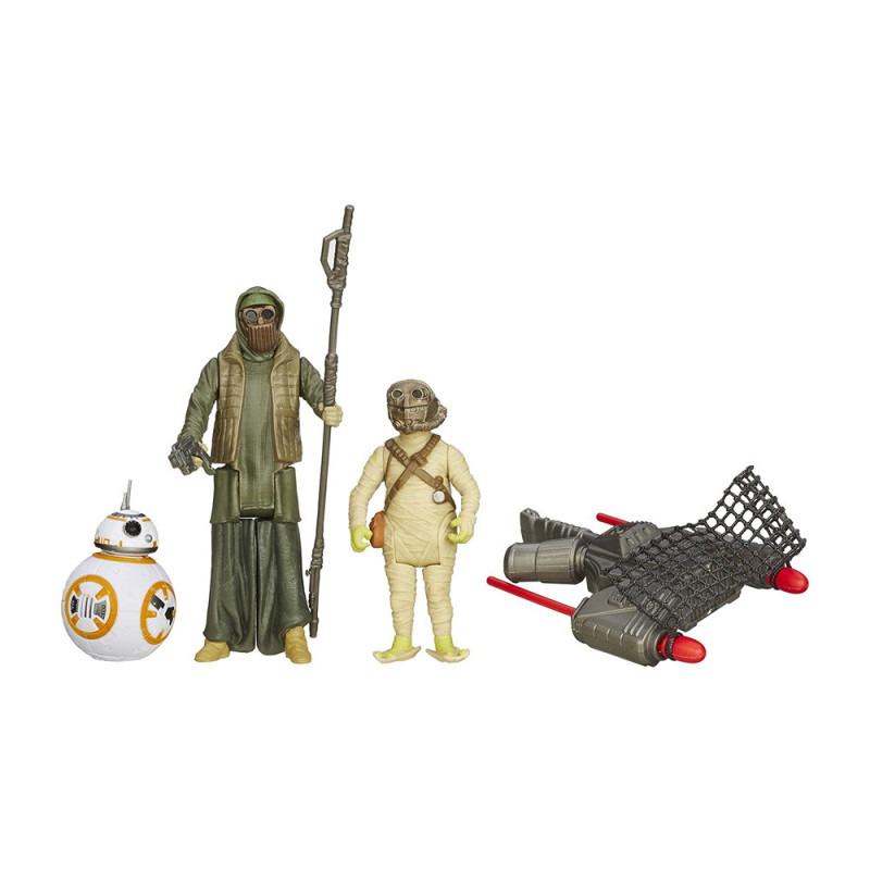 Boneco Hasbro Star Wars B3956 Unkar s Thug & Jakku Scavenger
