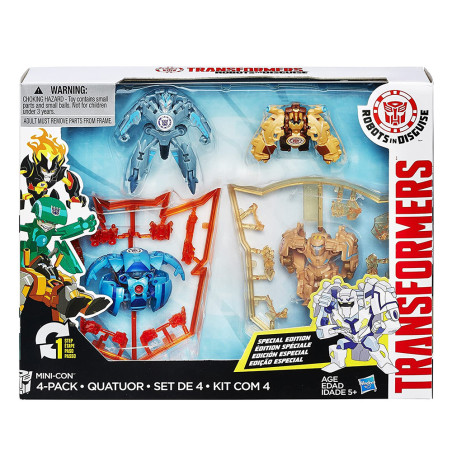 Muñeco Hasbro Transformers B5844 - Pack de 4 Undertone