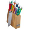 Jogo De Facas Com Faqueiro Cuisinart C77SS-11P Coloridas - 11 Peças