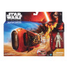 Nave e Boneco Hasbro Star Wars B3676 Rey Speeder Jakku