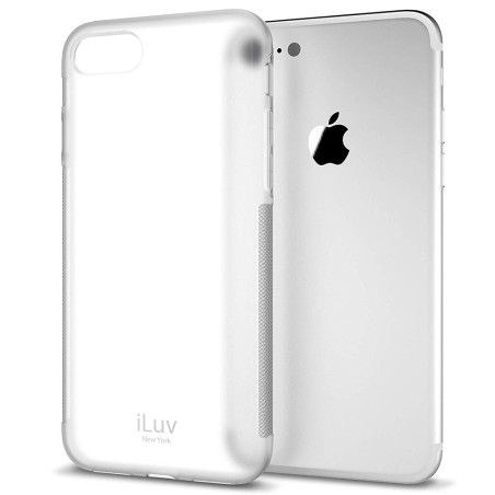 Capa iLuv iPhone 7/8 Gelato Flex Preto Semi-transparente AI7GELACL