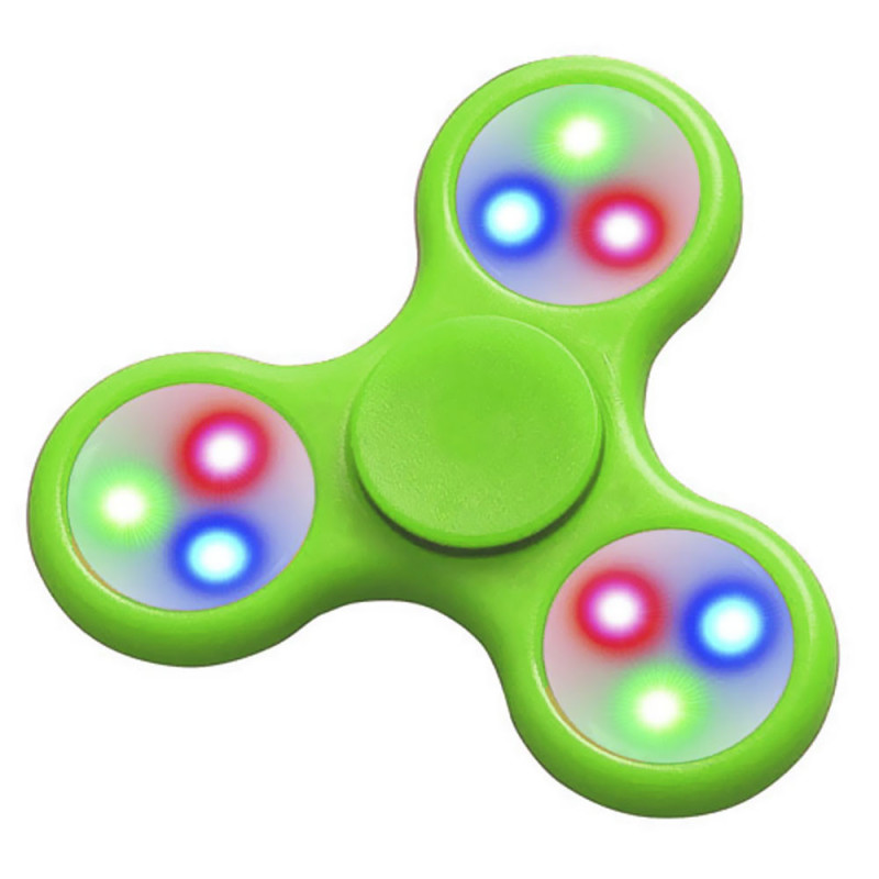 Ttec Spinner Fidget Anti Stress LED Green - 2 play modes