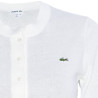 Cardigan Lacoste Feminina AF1069-70V 042  Farine