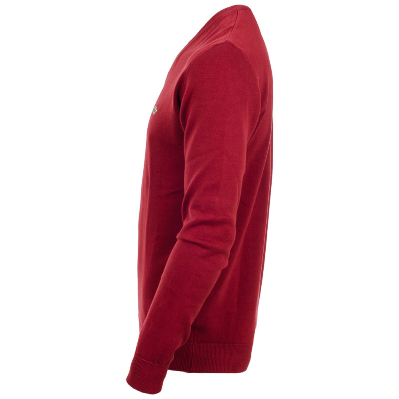 Suéter Lacoste Masculino AH8591-L50 004 - Vin/Farine