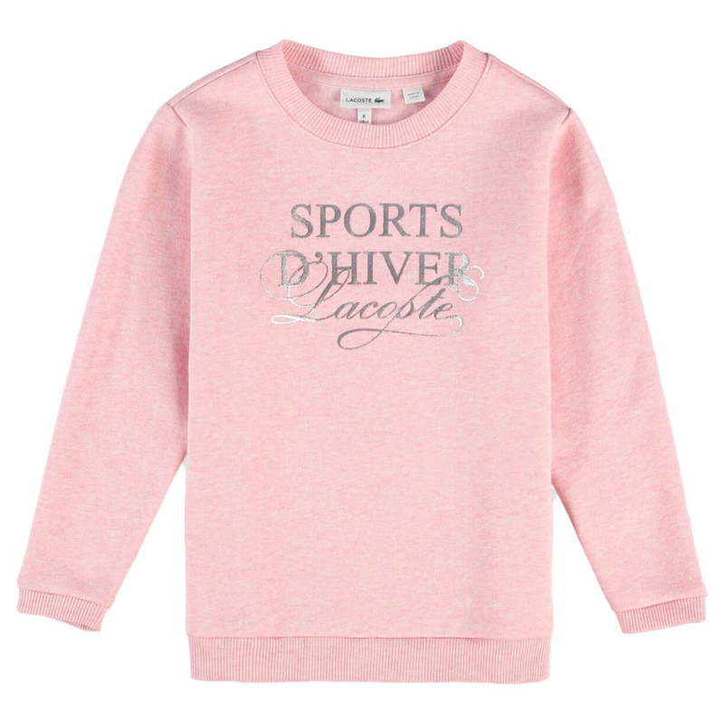 Suéter Lacoste Infantil Feminina SJ9682-SXM 04A - Rosa