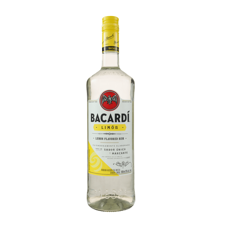 Rum Bacardi Limon 980ML - 7891125000050