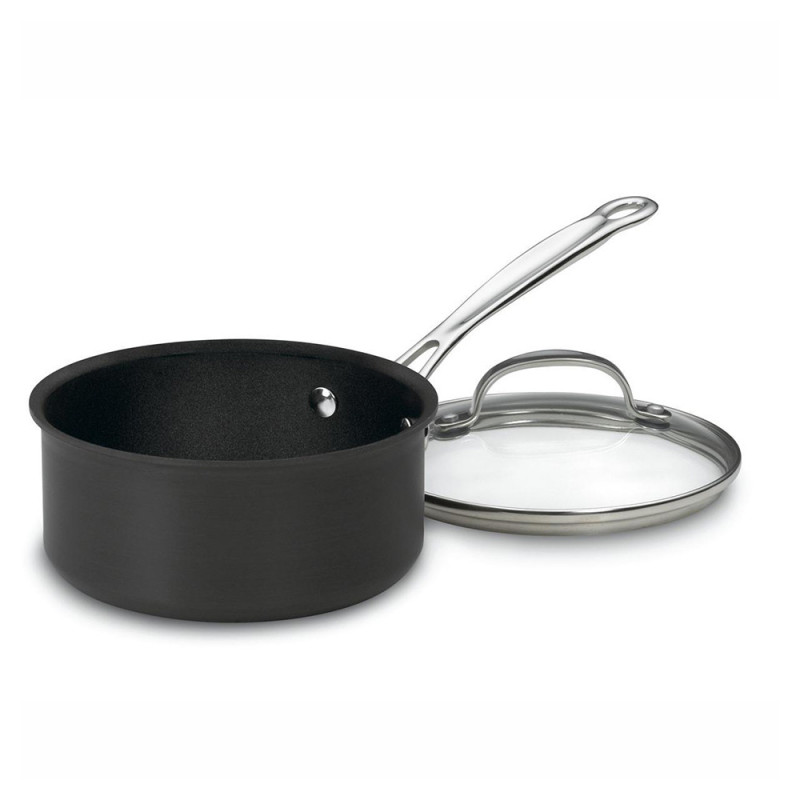 Panela Cuisinart 619-18 Classica Do Chef Antiaderente Anodizada Duro 2L Preto
