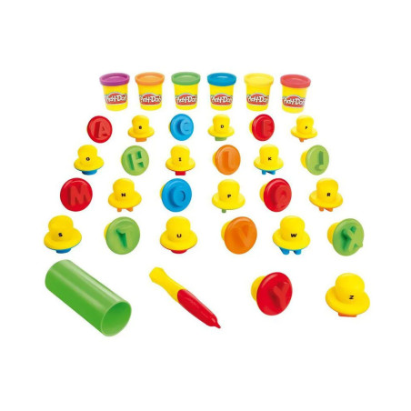 Massa De Modelar Hasbro Play-Doh B3407 Letras e Lenguagem
