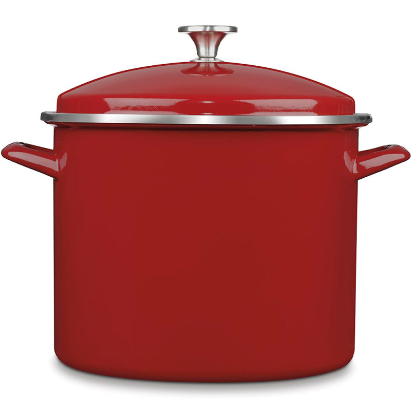 Panela Cuisinart Stockpot Chef's Esmalte Vermelho 12 Litros - EOS126-28R