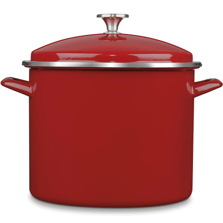 Panela Cuisinart Stockpot Chef's Esmalte Vermelho 12 Litros - EOS126-28R
