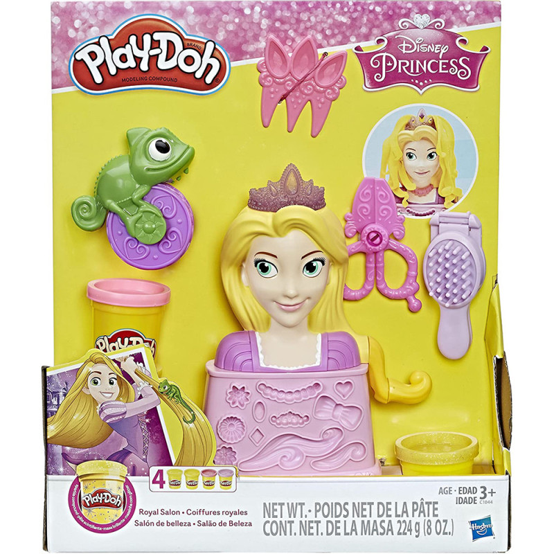 Massa de Modelar Play-Doh Princesa da Disney C1044 Salão De Beleza Da Rapunzel