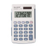 Calculadora Sharp EL-243SB 8 Digitos  Branco e Azul