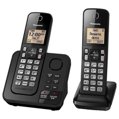 TELEFONE PANASONIC KX-TGC362LAB 2 HANDSETS CORDLESS 110 - KX-TGC362LAB
