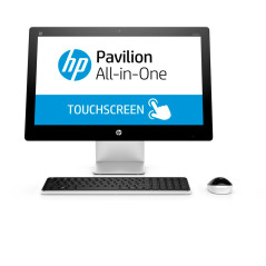 Computador HP Aio 23-Q154LA AMD A8-7410/8GB/1TB/DVD/23"/ W10 Home Espanhol - Preto N4V34AA ABM