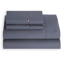 Jogo De Lençol Tommy Hilfiger 10T1440-TW-F1-021-046 Twin - Folkstone Grey