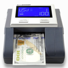 Detector Automático de Nota Falsa Accubanker Multi-Monedas (MC) - Bivolt D585