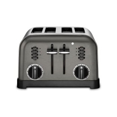 Torradeira Cuisinart CPT-180BKS Clássica Metal 4 Fatias Preto Inox  110V