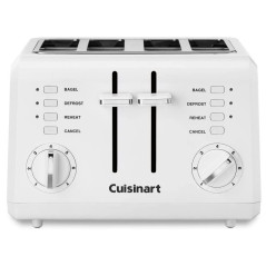 Torradeira Cuisinart CPT-142P1 Clássica 4 Fatias Branco  110V