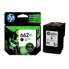 Cartucho HP 662XL 6.5ML Preto - CZ105AL