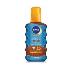 COSMETICO NIVEA SUN ACEITE SPRAY P. Y B. SPF 15 *** - 4005900198808