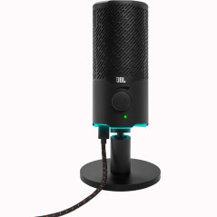 Microfone para Stream JBL Quantum Stream Cardioide/Omnidirecional USB - Preto JBLQNTMSTREAMBLKAM