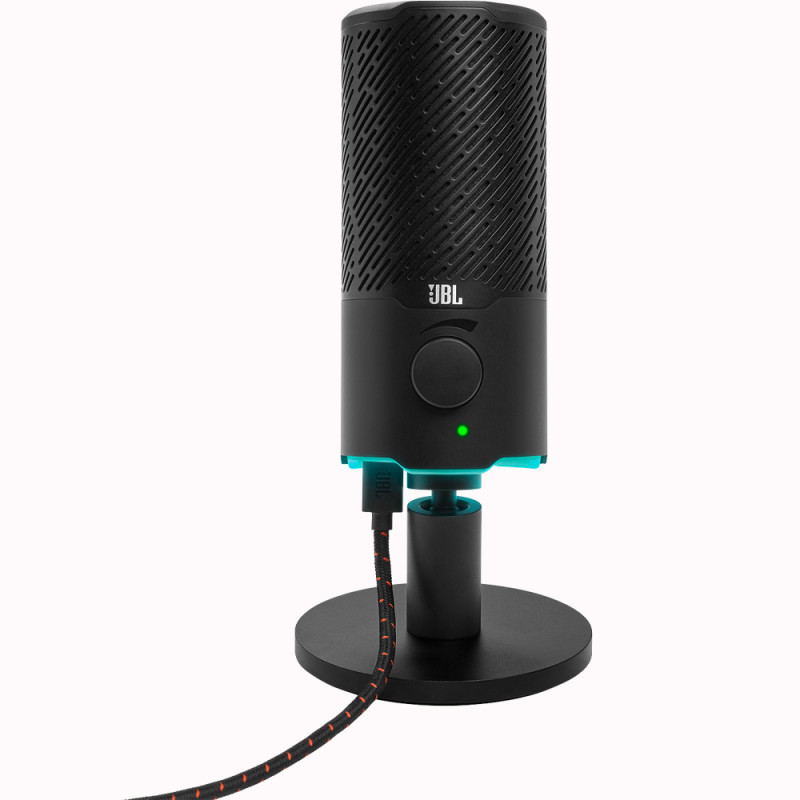 Microfone para Stream JBL Quantum Stream Cardioide/Omnidirecional USB - Preto JBLQNTMSTREAMBLKAM