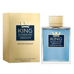 Perfume Antonio Banderas King of Seduction Absolute Eau de Toilette Masculino 200ML