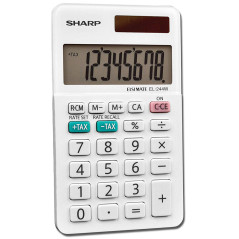 Calculadora Sharp 8-digit EL-244WB Branco