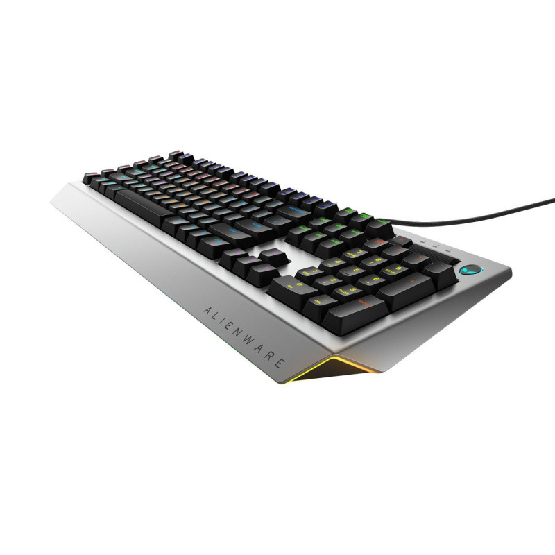 Teclado Dell Alienware Pro Gamer AW768 USB  - Prata