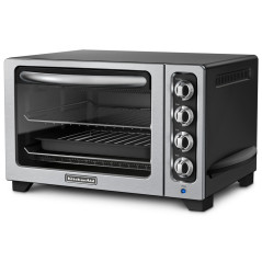 Forno Elétrico KitchenAid KCO222OB Inoxidavel 30.5CM 110V - Preto