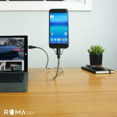 Cabo FuseChicken Usb-A/Lightning 0.6m Bobine Dock Prata - UL24