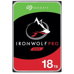 Hard Disk Interno para Sistema NAS 18TB Seagate IronWolf Pro ST18000NE000 3.5″ 7200 rpm 256MB