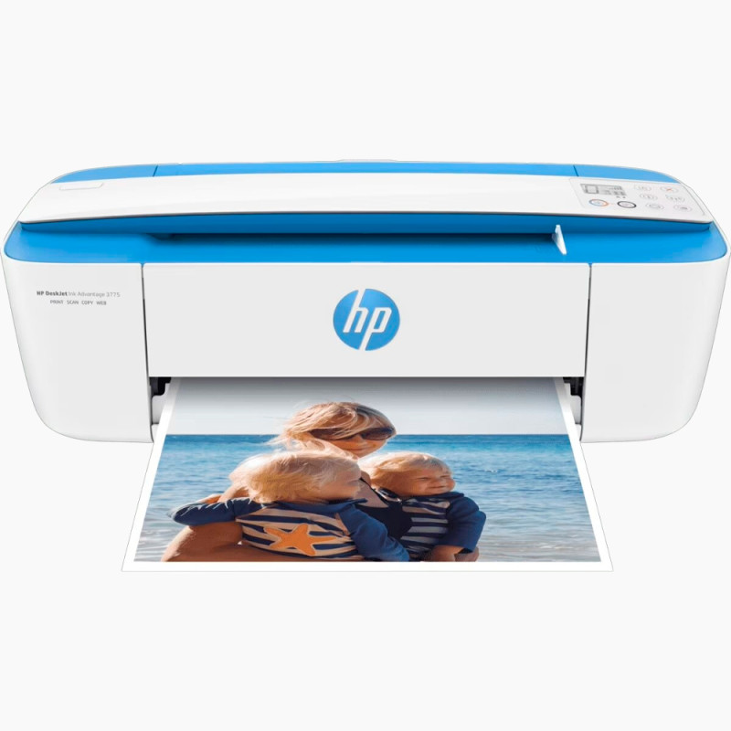 Impressora Multifuncional HP DeskJet Ink Advantage 3775 3 em 1 Wi-Fi Bivolt - Branca J9V87A-AKH