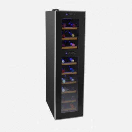 Adega Cuisinart CWC-1800DZTS Touch Climatizada Dual Zone 18 Garrafas - 110V