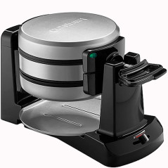 Wafleira Belga Cuisinart WAF-F40 1.400W Inox 110V - Prata