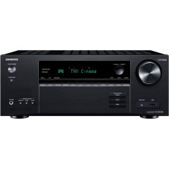 Receiver Onkyo TX-NR6100M2BMDC AV 7.2 Canais 8K ATMOSTHX eARC Bluetooth Wi-Fi 110V