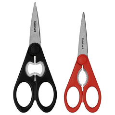 Tesoura Culinária Cuisinart C77-2PSHR8B7R Preto/Vermelho - 2 Peças