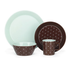 Jogo de Jantar-Cha Cuisinart CDST1-S4BB  Marrom - 16 Peças