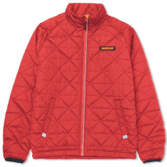 Jaqueta Caterpillar Masculino Mediumwight Insulated Triangle Quilted M Vermelho - 4040116-12439