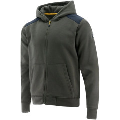Moletom Caterpillar Masculino Essential Full Zip S Verde - 1910158-10639