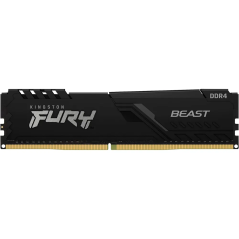 Memória Kingston DDR4 16GB 3200MHz Black Fury Beast – KF432C16BB/16
