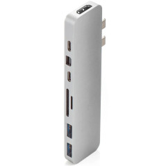 TARGUS GN28D-SIL-GL HyperDrive PRO 8-in-2 USB-C Hub - Silver