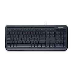 Teclado Microsoft 600 USB Inglês Preto - ANB-00001