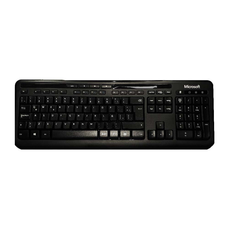Teclado Microsoft 600 USB Espanhol Preto - ANB-00004