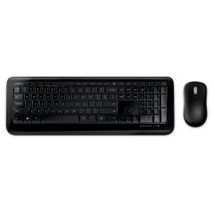 Teclado Com Mouse Microsoft 850 Wireless Inglês Preto - PY9-00001