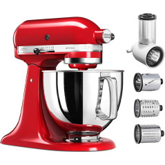 Batedeira KitchenAid KSM150FBER + Combo KSMVSA 110V - Vermelho Imperial