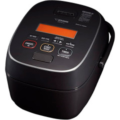 Panela Elétrica de Arroz Zojirushi NW-JEC10BA Indução de Pressão 5.5 Xícaras 1L 110V - Preto