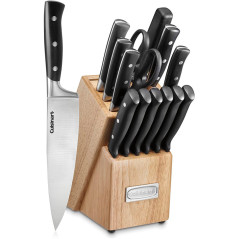 Jogo de Facas Cuisinart C77TRR-15P Preto  15 Peças