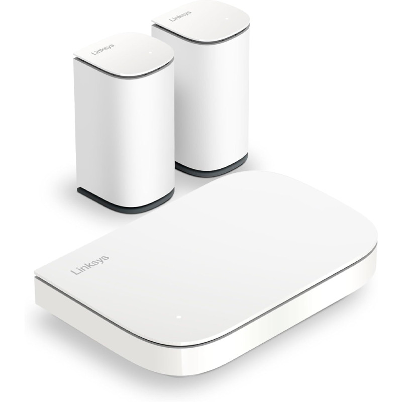 Roteador Linksys LN11011202 Micro Mesh Wi-Fi 6 AX3000 3PK + 2 Nodes Multi-Gig